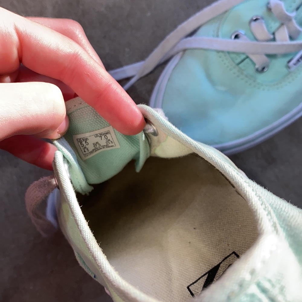 Turquoise Vans - Picture 5 of 5